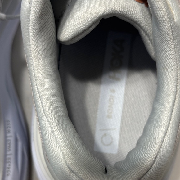 Hoka Women's Gray and Orange Athletic Shoes - Picture 7 of 17